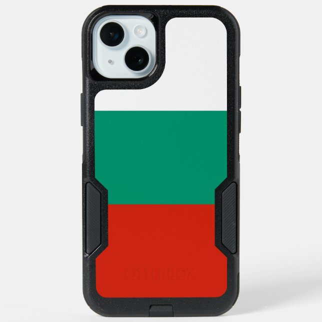 OtterBox iPhone 15 Plus Case, Bulgaria flag Case (Back)
