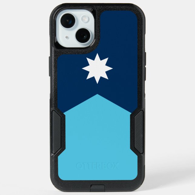 OtterBox iPhone 15 Plus Case, Minnesota Flag Case (Back)