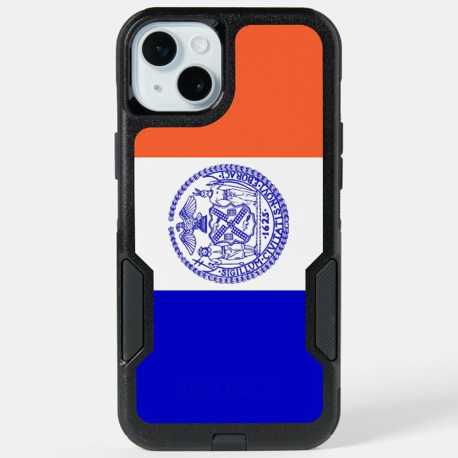 OtterBox iPhone 15 Plus Case, New York City flag (Back)