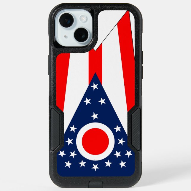 OtterBox iPhone 15 Plus Case, Ohio State flag Case (Back)