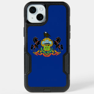 OtterBox iPhone 15 Plus Case, Pennsylvania flag