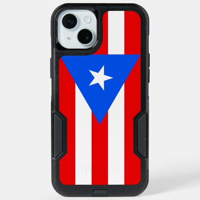 OtterBox iPhone 15 Plus Case, Puerto Rico flag Case (Back)
