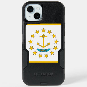 OtterBox iPhone 15 Plus Case, Rhode Island flag Case
