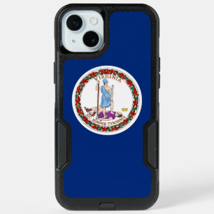 OtterBox iPhone 15 Plus Case, Virginia flag Case