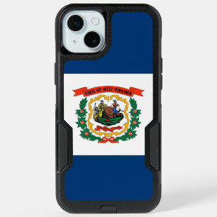 OtterBox iPhone 15 Plus Case, West Virginia flag