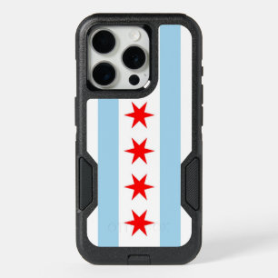 OtterBox iPhone 15 Pro Case, Chicago Flag Case