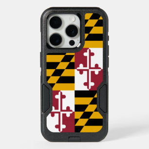 OtterBox iPhone 15 Pro Case, Maryland Flag Case