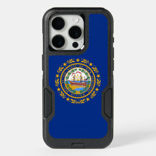 OtterBox iPhone 15 Pro Case, New Hampshire Flag Case