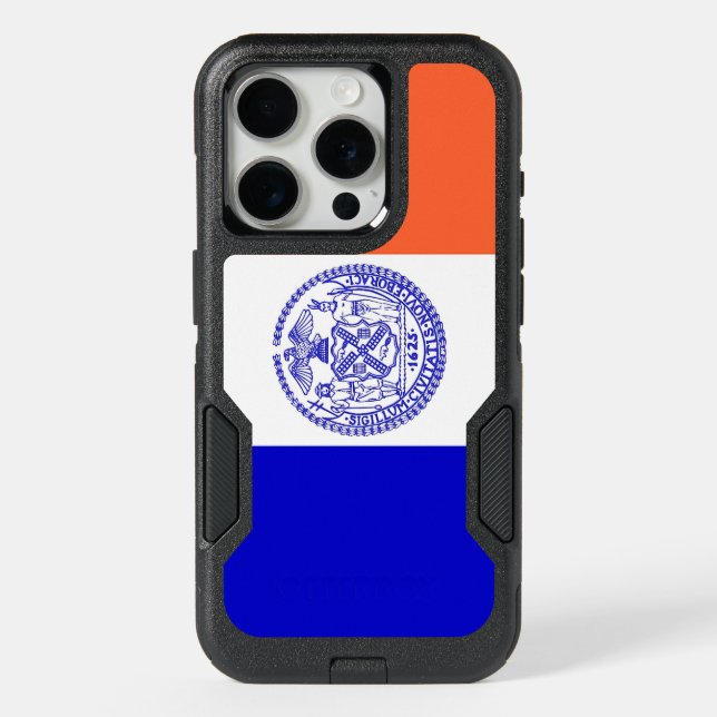 OtterBox iPhone 15 Pro Case, New York Flag Case (Back)