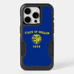 OtterBox iPhone 15 Pro Case, Oregon Flag Case