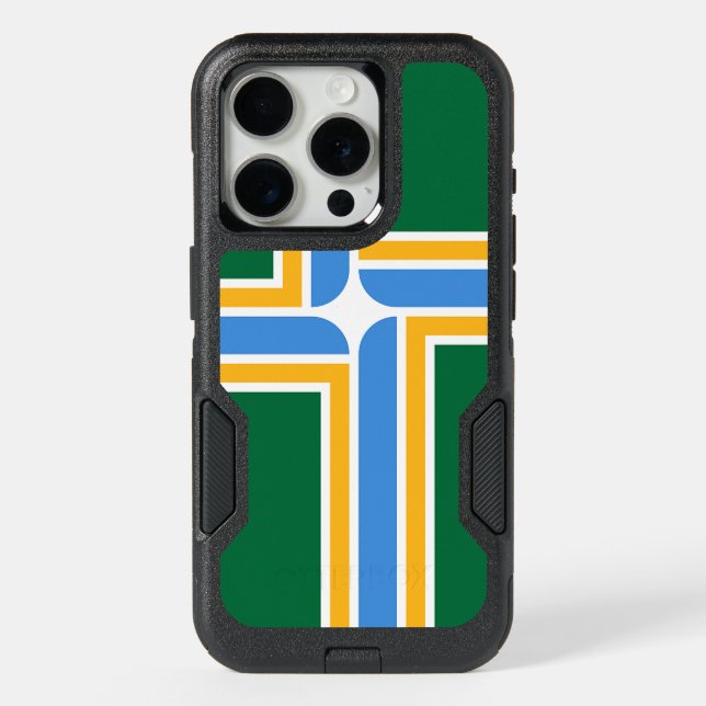 OtterBox iPhone 15 Pro Case, Portland Flag Case (Back)
