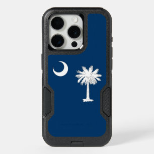 OtterBox iPhone 15 Pro Case, South Carolina Flag Case