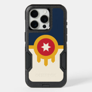 OtterBox iPhone 15 Pro Case, Tulsa City Flag Case