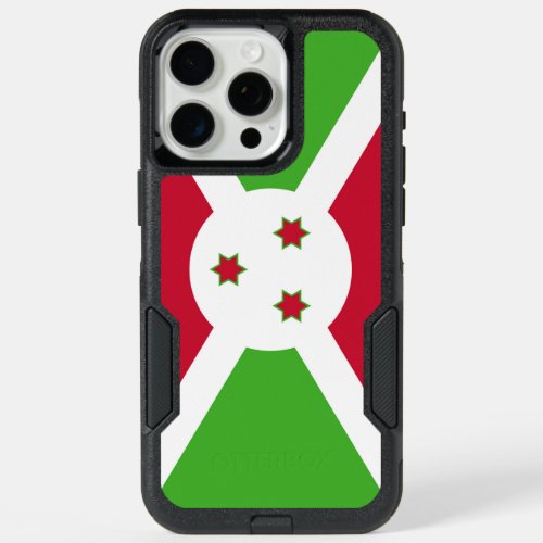 OtterBox iPhone 15 Pro Max, Burundi flag Max Case