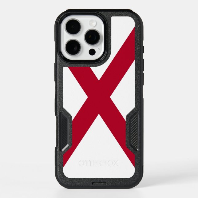 OtterBox iPhone 15 Pro Max Case, Alabama Flag (Back)