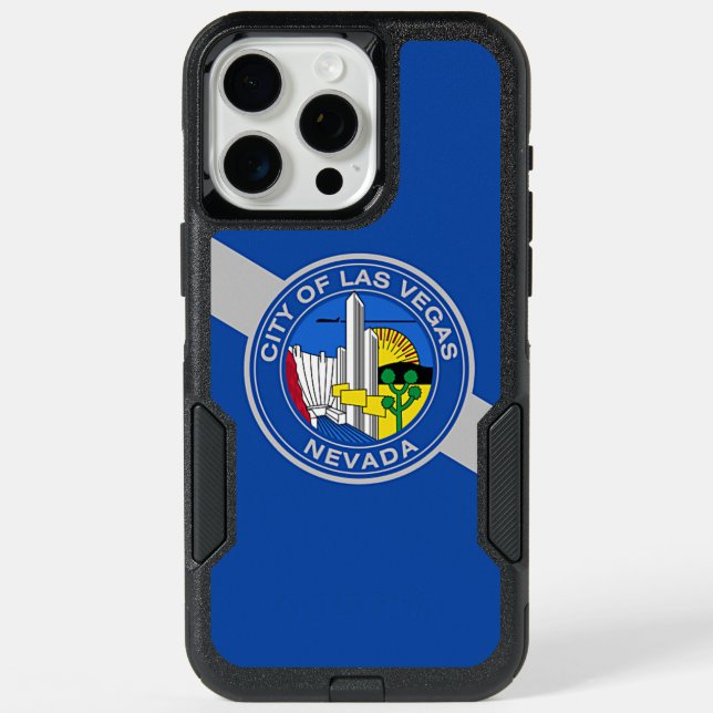 OtterBox iPhone 15 Pro Max Case, Las Vegas Flag Case (Back)