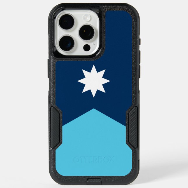 OtterBox iPhone 15 Pro Max Case, Minnesota Flag Case (Back)