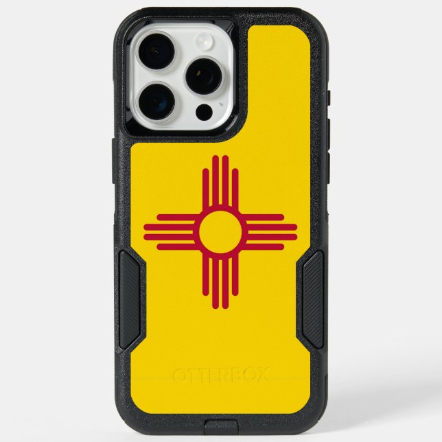 Otterbox Iphone 15 Pro max, New Mexico flag Max Case (Back)