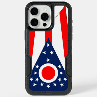 Otterbox Iphone 15 Pro max, Ohio flag Max Case