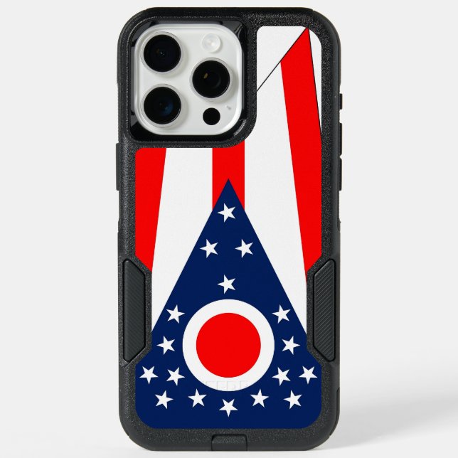 Otterbox Iphone 15 Pro max, Ohio flag Max Case (Back)