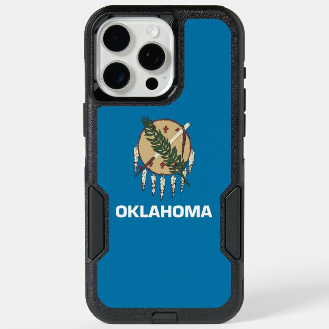 Otterbox Iphone 15 Pro max, Oklahoma flag Max Case (Back)