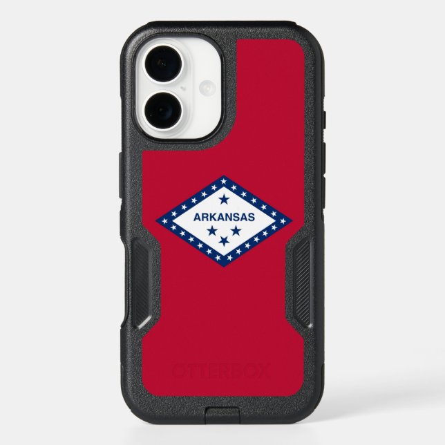 OtterBox iPhone 16 Case with Arkansas flag (Back)