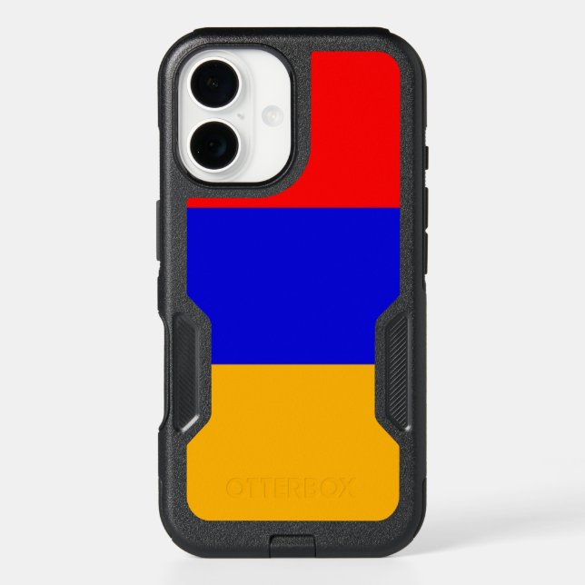 OtterBox iPhone 16 Case with Armenia Flag (Back)