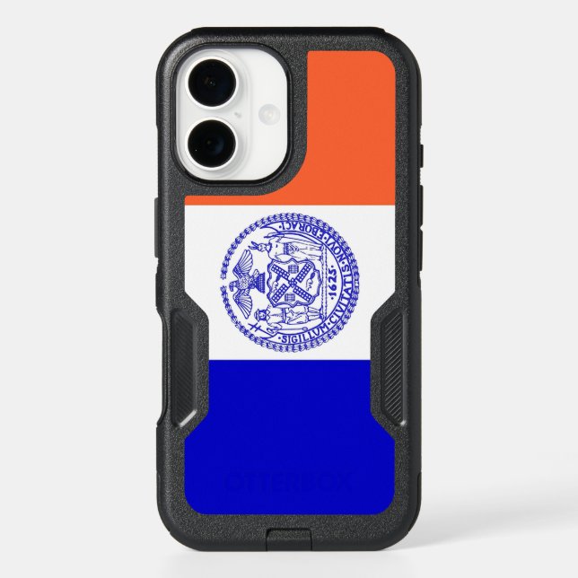 OtterBox iPhone 16 Case with New York flag (Back)