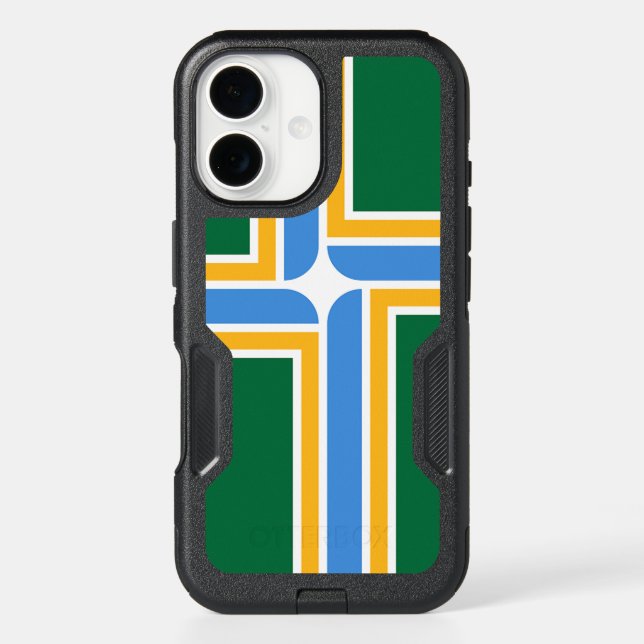 OtterBox iPhone 16 Case with Portland flag (Back)