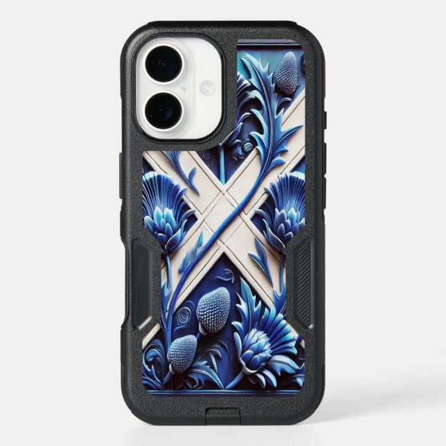 OtterBox iPhone 16 Case with Scottish Thistles (Back)