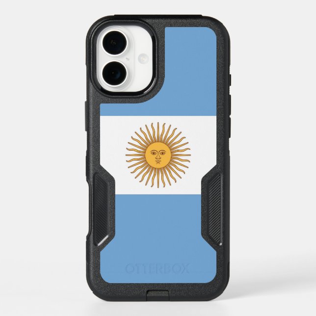 OtterBox iPhone 16 Plus Case, Argentina Flag Case (Back)