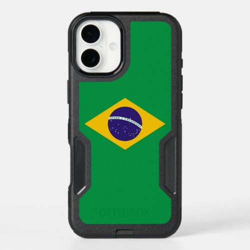 OtterBox iPhone 16 Plus Case, Brazil Flag Case