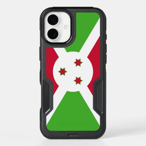 OtterBox iPhone 16 Plus Case, Burundi Flag Case