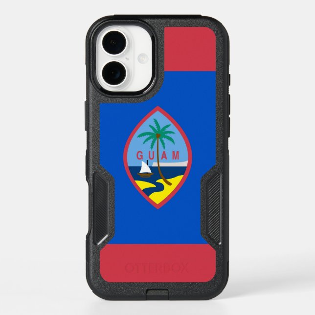 OtterBox iPhone 16 Plus Case, Guam Flag (Back)