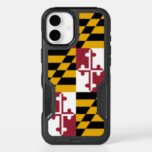OtterBox iPhone 16 Plus Case, Maryland Flag Case