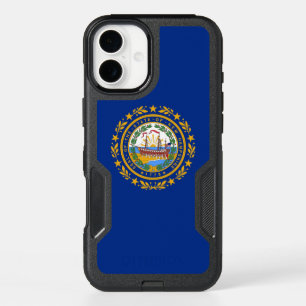 OtterBox iPhone 16 Plus Case, New Hampshire Flag Case