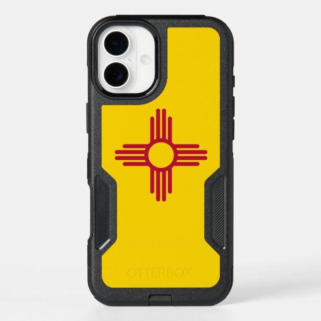 OtterBox iPhone 16 Plus Case, New Mexico Flag (Back)