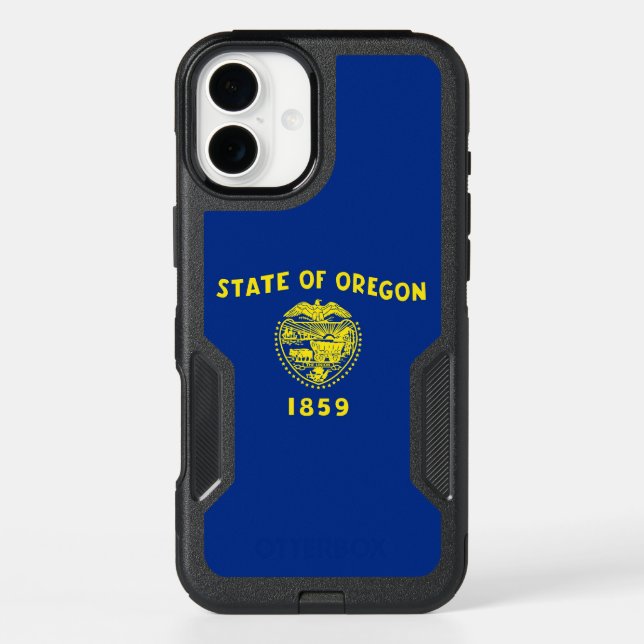 OtterBox iPhone 16 Plus Case, Oregon Flag (Back)