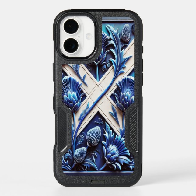 OtterBox iPhone 16 Plus Case, Scottish Thistles Case (Back)