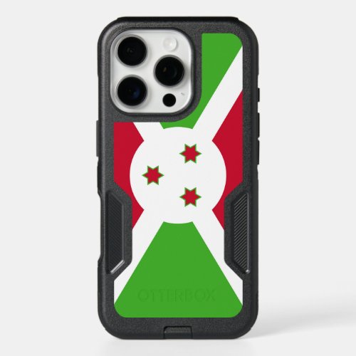 OtterBox iPhone 16 Pro Case, Burundi flag Case