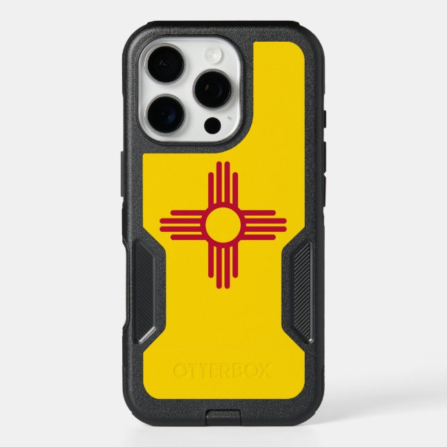 OtterBox iPhone 16 Pro Case, New Mexico Flag (Back)