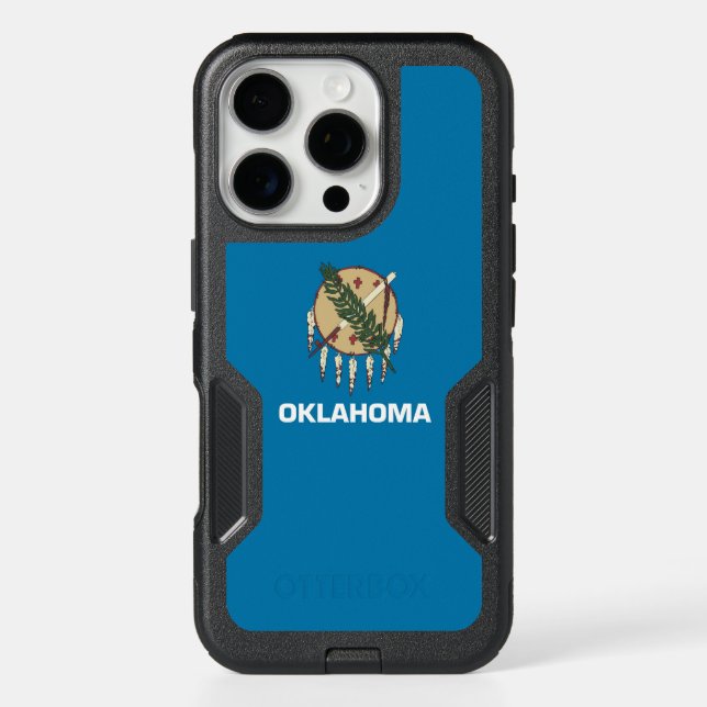 OtterBox iPhone 16 Pro Case, Oklahoma Flag (Back)