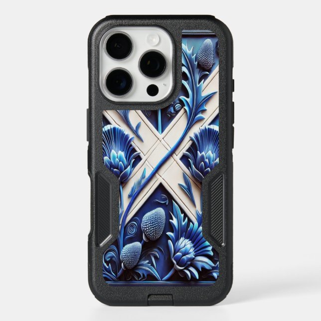 OtterBox iPhone 16 Pro Case, Scottish Thistles Case (Back)