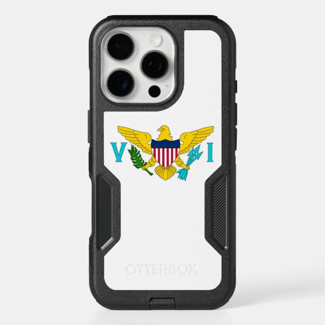 OtterBox iPhone 16 Pro Case, Virgin Islands Flag (Back)