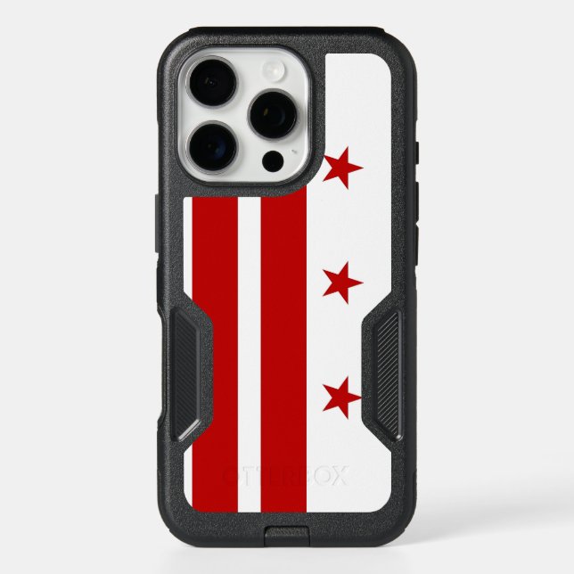 OtterBox iPhone 16 Pro Case, Washington DC Flag Case (Back)