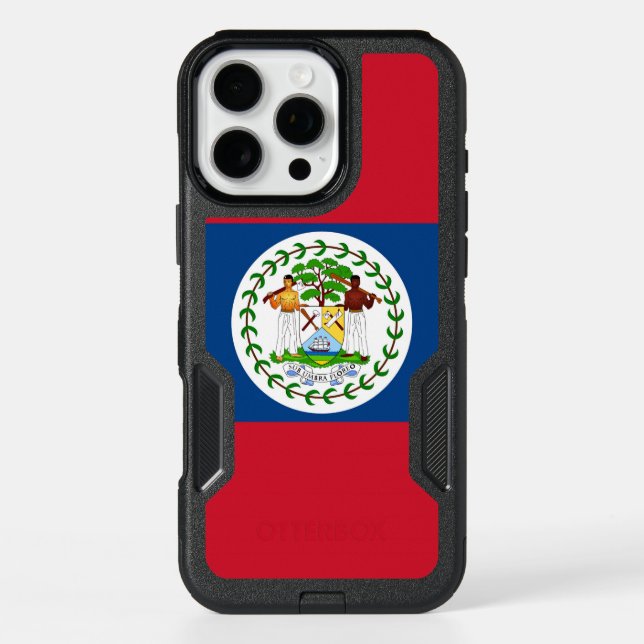 OtterBox iPhone 16 Pro Max, Belize Flag Max Case (Back)