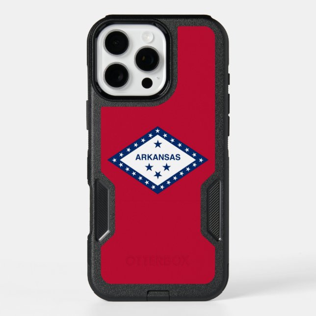 OtterBox iPhone 16 Pro Max Case, Arkansas Flag Case (Back)