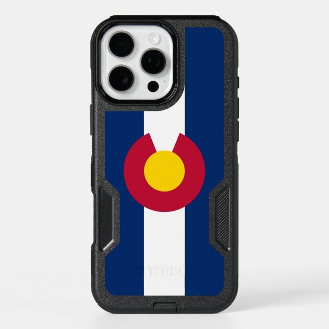 OtterBox iPhone 16 Pro Max Case, Colorado Flag Case (Back)