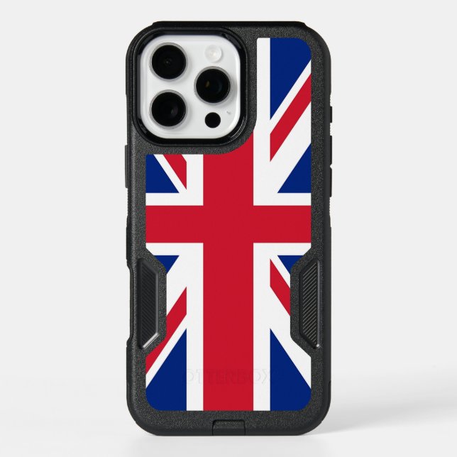 OtterBox iPhone 16 Pro Max, United Kingdom Flag Max Case (Back)
