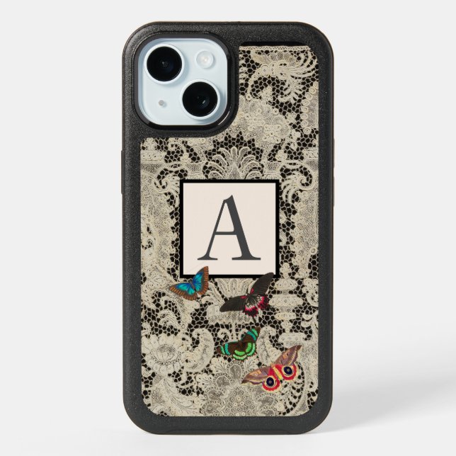 OTTERBOX IPHONE CASE ANTIQUE LACE PATTERN (Back)